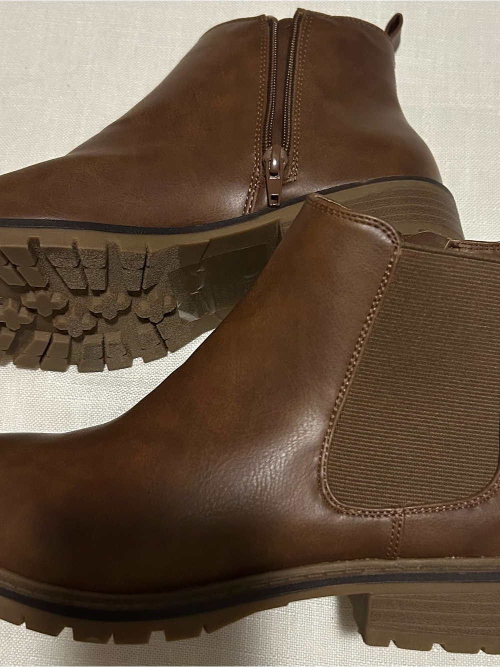 CELIA Women's Brown Chukka Ankle Boots